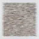 Silver Sky Polished 5/8x3 Marble Mosaics 12x12
