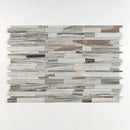Silver Sky Polished Slides Marble Mosaics 12x16