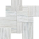 Silver Sky Renaissance Marble Pavers Versailles Pattern