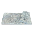 Silver 12"x24" Tumbled Travertine Pool Coping