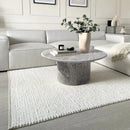 Travertine Round Coffee Table 36x16 inch - Silver Vein Cut Honed