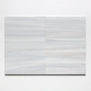 Silver Sky Fine Textured Plank Marble Tiles 1 9/16x18