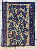 Small Antique Persian Malayer Tree of Life Rug 23” x 33”