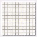 Snow White Polished 1x1 Marble Mosaics 12x12