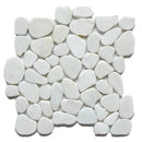 Snowflake Natural Pebble Mosaics 12x12