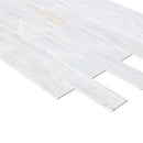 solto white marble 6x24 honed MTSWH6x24 multiple tiles profile view
