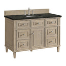 James Martin Lorelai 48" Single Bathroom Vanity, Whitewashed Oak