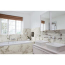 statuario glazed porcelain floor and wall tile msi collection NSTA1224 product shot kitchen view