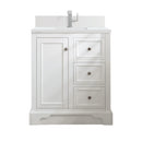 James Martin De Soto 30" Single Bathroom Vanity, Bright White