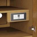 James Martin Hudson 60" Double Bathroom Vanity, Honey Oak