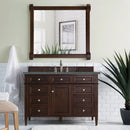 James Martin Brittany 48" Single Bathroom Vanity, Burnished Mahogany
