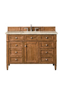 James Martin Brittany 48" Single Bathroom Vanity, Saddle Brown