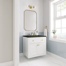 James Martin Chicago 30" Single Bathroom Vanity, Glossy White