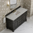 James Martin Brookfield 60" Single Bathroom Vanity, Black Onyx