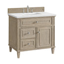James Martin Lorelai 36" Single Bathroom Vanity, Whitewashed Oak
