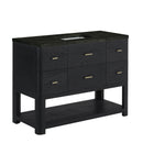 James Martin Lucian 48" Single Bathroom Vanity, Carbon Oak