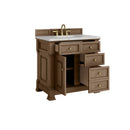 James Martin Brookfield 36" Single Bathroom Vanity, Pecan