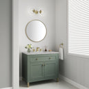 James Martin Chicago 36" Single Bathroom Vanity, Smokey Celadon