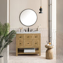 James Martin Breckenridge 36" Single Bathroom Vanity, Light Natural Oak
