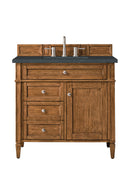 James Martin Brittany 36" Single Bathroom Vanity, Saddle Brown