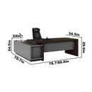 Elmore · Modern L-Shaped Executive Desk