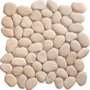 Timor White Natural Pebble Mosaics 12x12