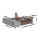 Myer · Modern Executive L-Shaped Desk
