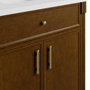James Martin Bellshire 72" Double Bathroom Vanity, Honey Oak