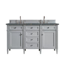 James Martin Brittany 60" Double Bathroom Vanity, Urban Gray