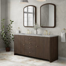 James Martin Gracyn 72" Double Bathroom Vanity, Sable