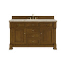 James Martin Brookfield 60" Single Bathroom Vanity, Honey Oak