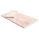Light Antique 12"x24" Tumbled Travertine Pool Coping