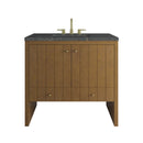 James Martin Hudson 36" Single Bathroom Vanity, Honey Oak