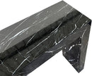 Black Marble Rectangular Console - Polished 40 Wide 12 Deep 30