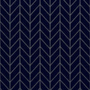 Obsidian Crackled Chevron Ceramic Tiles 2x6