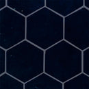Obsidian Crackled Hexagon 5 Ceramic Tiles 5x5