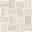 Trail Vein Cut Pearl Bullnose Travertine Look Porcelain Moldings 3x24