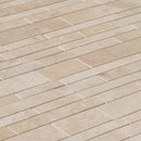 Classic Beige Travertine Slides Honed Mosaic Floor and Wall Tile - Livfloors Collection