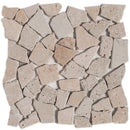 travertine mosaic palledien 10095993 beige tumbled product shot single
