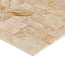 travertine mosaic pattern 15001769 brushed product shot single tile profile