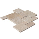 travertine mosaic pattrern 10095994 riverbed tumbled product shot single angle