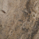 travertine pavers silver pattern tumbled floor tile LPAVTSIL10KITS one tile top view 2