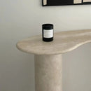 Beige Travertine Designer Console Table 48x15x36 Filled Honed