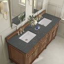 James Martin Lorelai 72" Double Bathroom Vanity, Mid-Century Walnut
