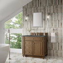 James Martin Bristol 36" Single Bathroom Vanity, Saddle Brown