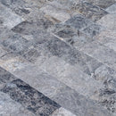 Tundra Gray 4"xFree Length Split-face Natural Marble Wall Tile