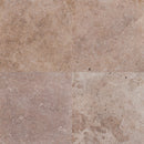 tuscany walnut travertine pavers 16x16in tumbled floor tile LPAVTWAL1616T multiple tiles top view