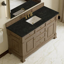 James Martin Brookfield 60" Single Bathroom Vanity, Pecan