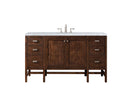 James Martin Addison 60" Single Bathroom Vanity, Mid-Century Acacia