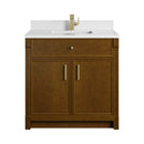 James Martin Bellshire 36" Single Bathroom Vanity, Honey Oak